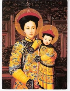 Our Lady of China painting by Chu Kar Kui